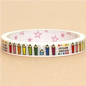 funny Deco Tape with colourful crayons Toys & Games