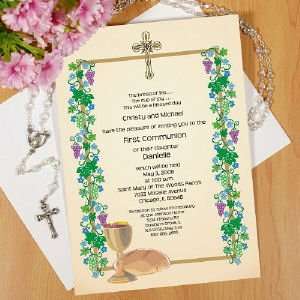  First Communion Invitations