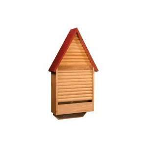  Heartwood Bat Lodge Bird House, Red Roof 094 Patio, Lawn 