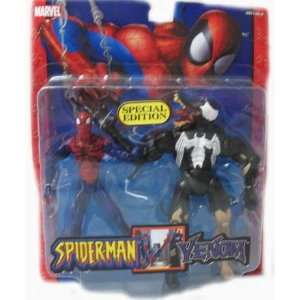    Man Classics Spider Man vs. Venom Action Figure Set: Toys & Games
