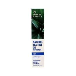  Desert Essence Tea Tree Oil Mint Toothpaste 7oz toothpaste 