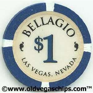 Las Vegas Bellagio Hotel $1 Casino Chip 