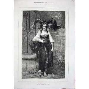   Puits Qui Parle 1874 Man Woman Romance Wall Vely Art: Home & Kitchen
