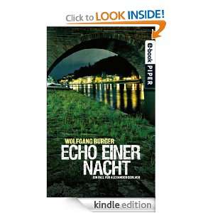 Echo einer Nacht: Ein Fall für Alexander Gerlach (German Edition 