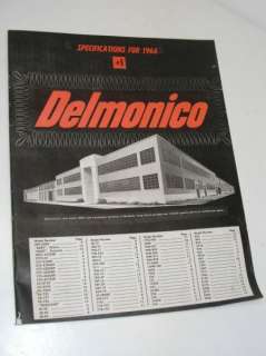 VINTAGE 1966 DELMONICO CONSOLE TV RADIO CATALOG  