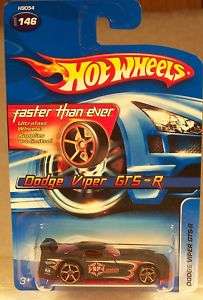 2005 HOT WHEELS FASTER THAN EVER DODGE VIPER GTS R  
