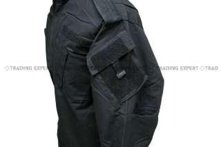 Army Suit Military Velcro Black BDU Uniform CL 02 01017  