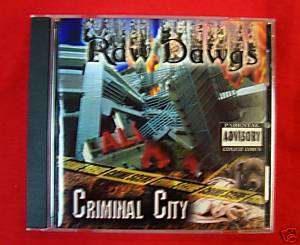 Raw Dawgs Criminal City Texas Rap CD  