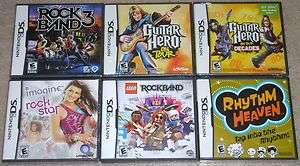   Lot of 6   ROCK BAND 3 Guitar Hero On Tour ROCK STAR (5 New, 1 Used