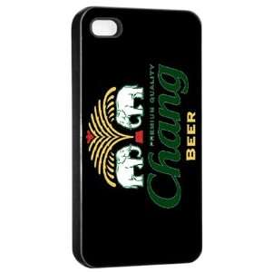  Chang Beer Logo Case for Iphone 4/4s (Black) Free Shipping 