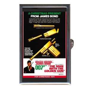 JAMES BOND MAN WITH THE GOLDEN GUN Coin, Mint or Pill Box Made in USA 
