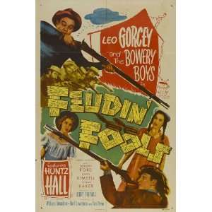 Feudin Fools Poster Movie (27 x 40 Inches   69cm x 102cm) Leo Gorcey 