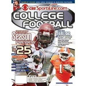 Cbs Sportsline 2007 College Football Preview Magazine