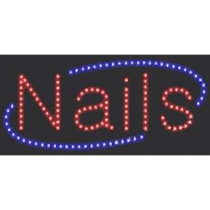  Bright LED Nails Open Sign