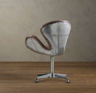 Restoration Hardware Devon Spitfire Leather Chair  