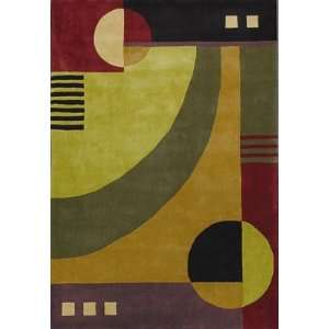  Field Of Circles Rectangle Area Rug 5x8
