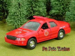 Die Cast Fire Department Police Series Car O Scale 1:43  