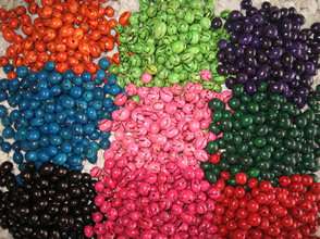 90 CEREBRITO Palm tree SEED BEADS  Forest 9 colo  