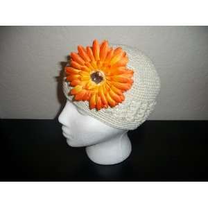  Lilly Crochet Hat with Flower Baby