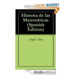   Matemáticas (Spanish Edition) Angel Ariel  Kindle Store