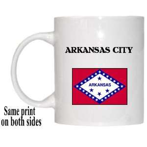   US State Flag   ARKANSAS CITY, Arkansas (AR) Mug 