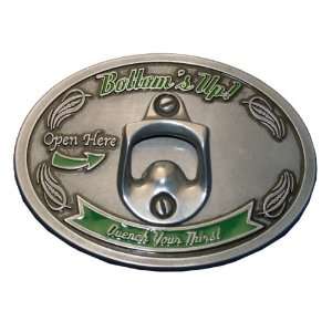   Here, Bottoms Up, Quench Your Thirst Belt Buckle 