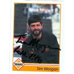  Tim Morgan autographed Trading Card (Auto Racing) 1992 
