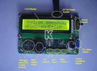   DDS Signal Generator Source 60MHz Frequency Counter Meter DDS Module