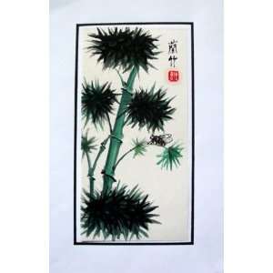  Original Chinese Art Watercolor Painting Bamboo 