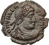 VALENS 364AD Genuine Authentic Ancient Roman Coin CHRIST EMBLEM CHI 
