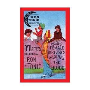  Dr Harters Iron Tonic 28x42 Giclee on Canvas