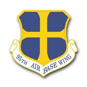  US Air Force 95th Air Base Wing Decal Sticker 3.8 