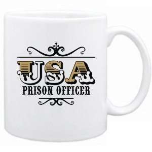  New  Usa Prison Officer   Old Style  Mug Occupations 