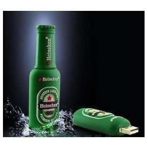  4GB Heineken Style Beer Bottle USB Flash Drive