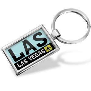 Keychain Airport code LAS / Las Vegas country: United States   Hand 
