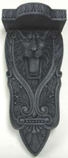 Gothic Roaring Lion Shelf Bracket Wall Plaque Gargoyle  