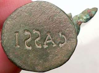 Authentic Ancient Roman CASSI Seal 200BC Artifact RARE  