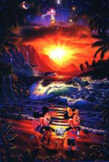 Seaside Romance Christian Lassen Disney Art $5,800 COA  