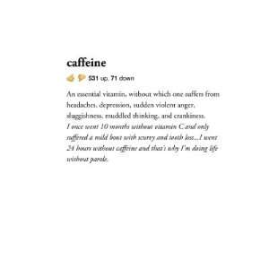  caffeine   Urban Dictionary mug: Home & Kitchen