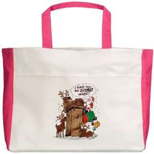   Tote Fuchsia Santa Claus I Told You The Schmidt House: Everything Else