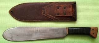 WWII USMC Bolo Knife   Medical Corpsman knife w/ scabbard. Military 