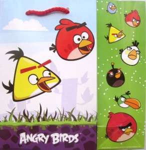 NEW* ANGRY BIRDS * 8 FAVOR BAGS * PARTY  