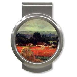   Blumenfeld The Barn 2 By Claude Monet Money Clip