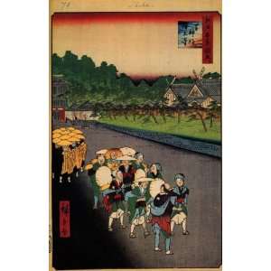   Hiroshige Shiba Shinmei Shrine and Zojoji Temple: Home & Kitchen