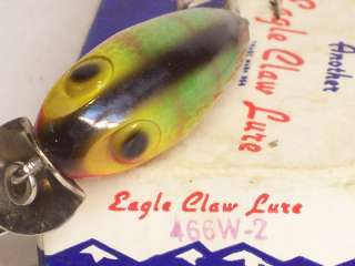 Vintage Wright McGill Eagle Claw Bug A Boo Fishing Lure #466W 2 