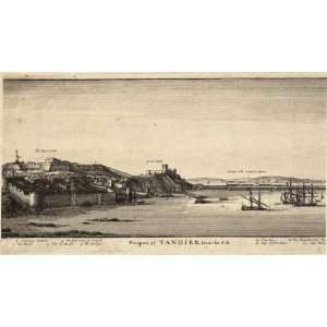   Print Wenceslaus Hollar   Tangier from the S.E.
