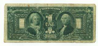   SILVER DOLLAR $1 CERTIFICATE BILL EDUCATIONAL NOTE HISTORY INSTRUCTING