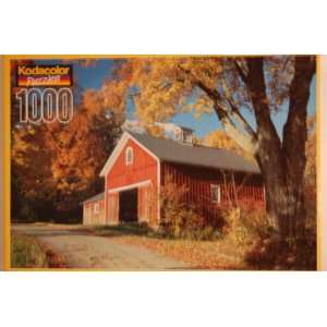  Kodacolor 1000 Piece Puzzle autumn Farm Jefferson, Ny 