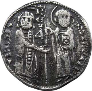 Serbia. Stefan Uros II Milutin. Authentic Silver Dinar  