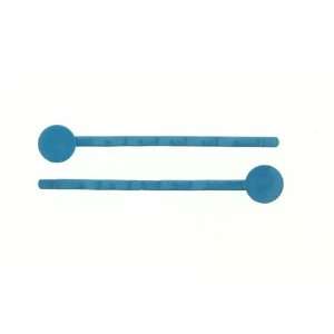  50mm Turquoise Metal Bobby Pin with Glue Pad   144 Pieces 